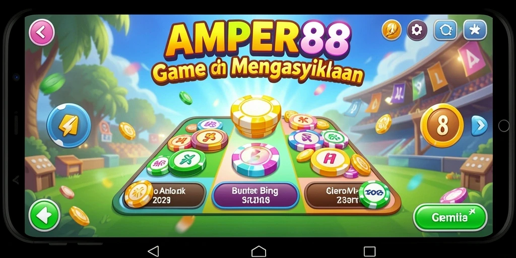 Tampilan gameplay seru AMPER88 saat bermain Bingo online.