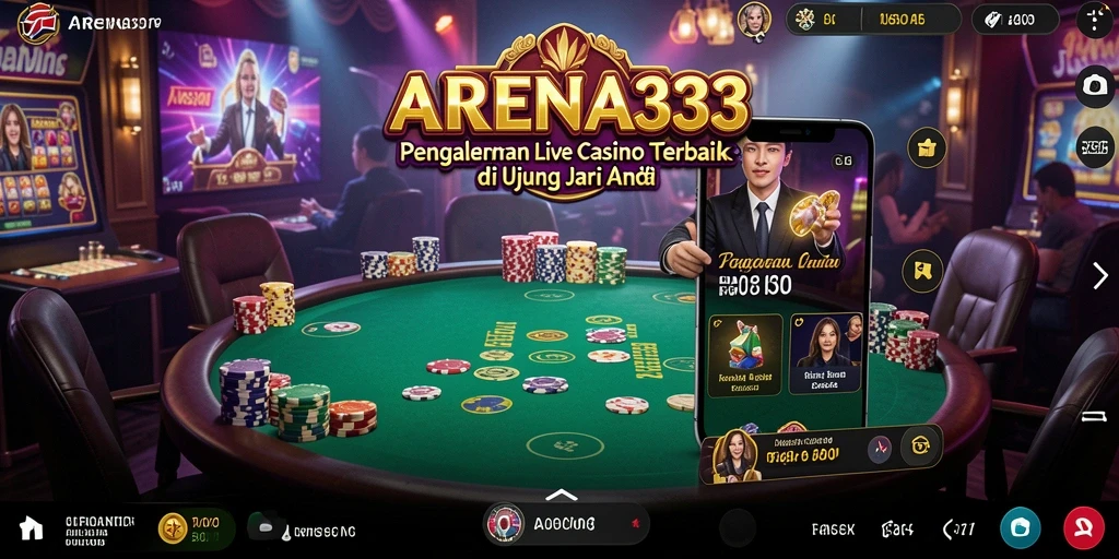 Tampilan gameplay seru dari ARENA333 Live Casino yang menegangkan.