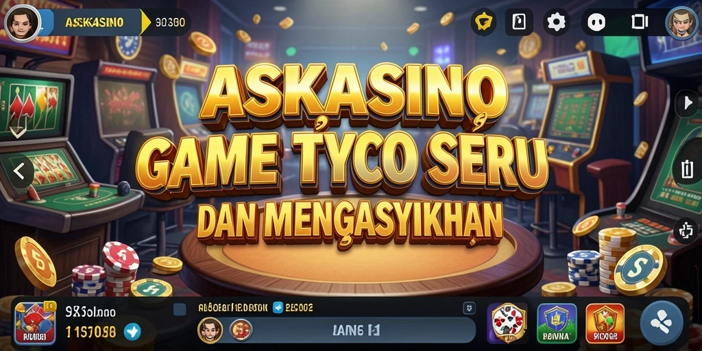 Screenshot gameplay <strong>ASKASINO</strong> menunjukkan pengalaman Tycoon yang menarik.
