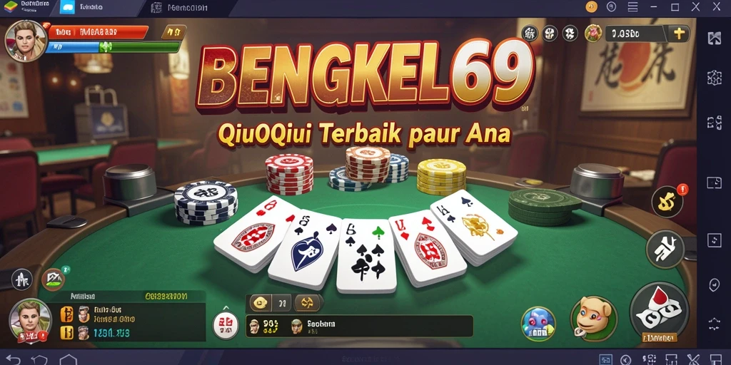 Gameplay seru QiuQiu di BENGKEL69.