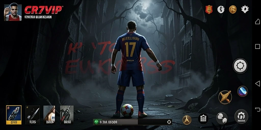 Gameplay menyeramkan di dunia kegelapan CR7VIP.