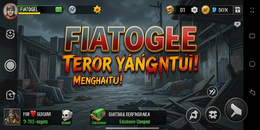 Screenshot menampilkan suasana mencekam dalam game FIATOGEL.