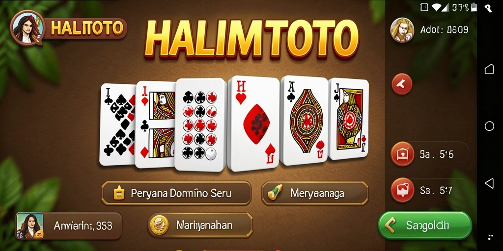 Tampilan gameplay seru HALIMTOTO dengan pemain yang bersaing.