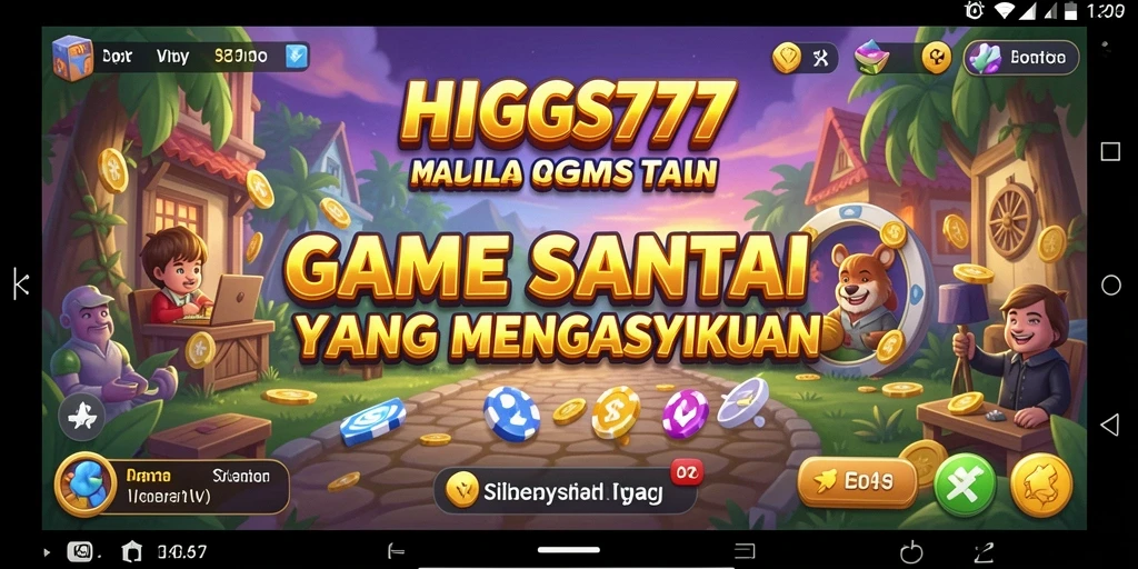 Tangkapan layar HIGGS777 menampilkan gameplay yang menarik dan interaktif.