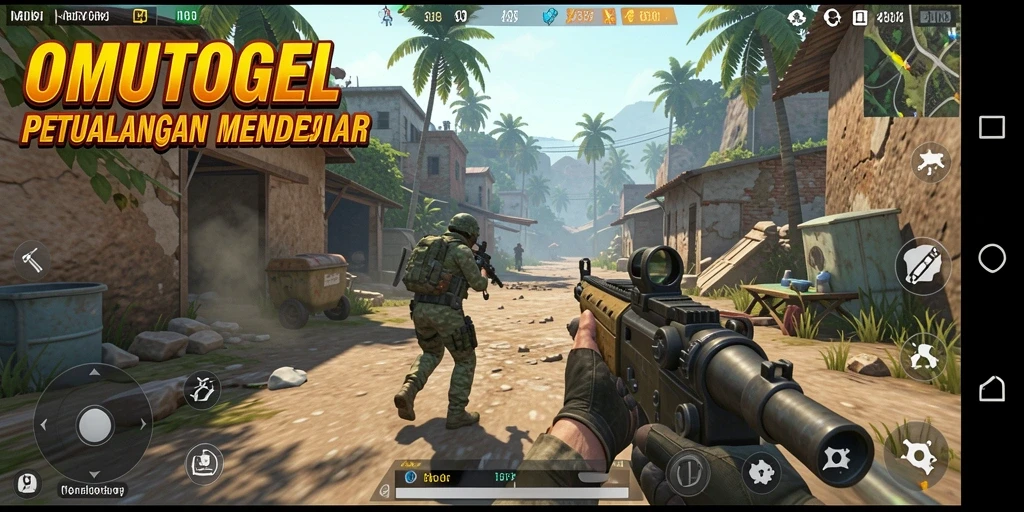 Tampilan gameplay OMUTOGEL yang penuh aksi dan ketegangan di lapangan.