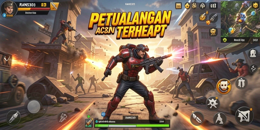 Gameplay RANS303 yang menegangkan dan penuh aksi.