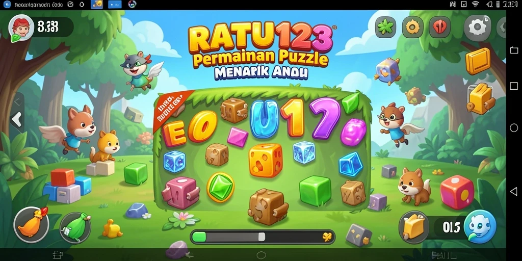 Tangkapan layar gameplay RATU123 yang menunjukkan tantangan puzzle menarik.