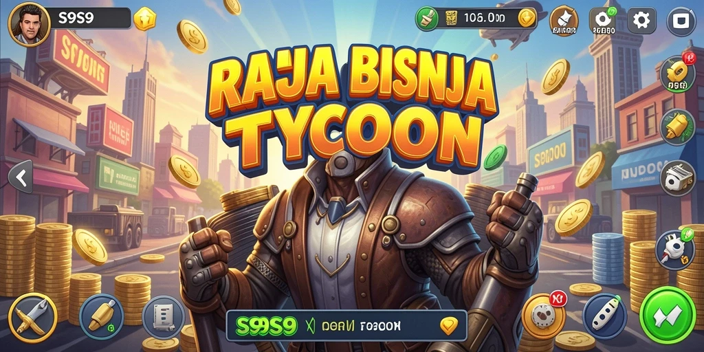 Tampilan gameplay S9S9 menampilkan manajemen bisnis yang mendebarkan.