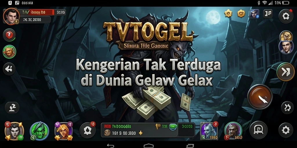 Tampilan gameplay mendebarkan yang penuh dengan elemen horor.