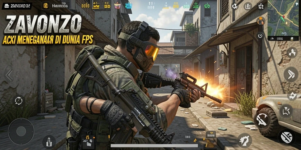 Screenshot menarik dari gameplay seru di ZAVONZO.